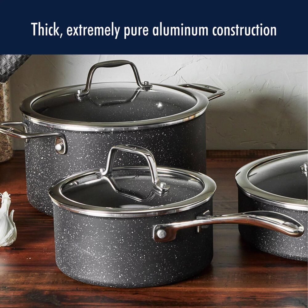 Henckels Capri Notte 10-Piece Nonstick Granitium Cookware Set - Image 3
