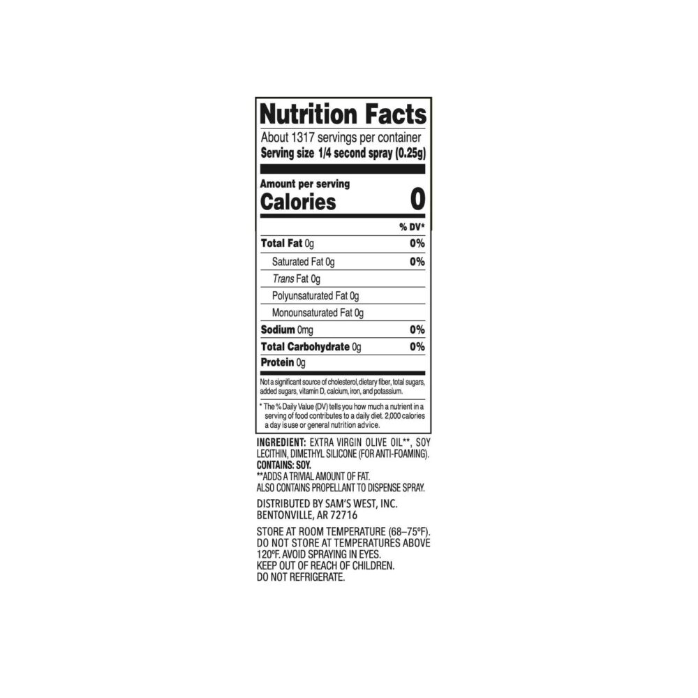 Member's Mark Olive Oil Cooking Spray, 7 oz., 2 pk. - Image 2