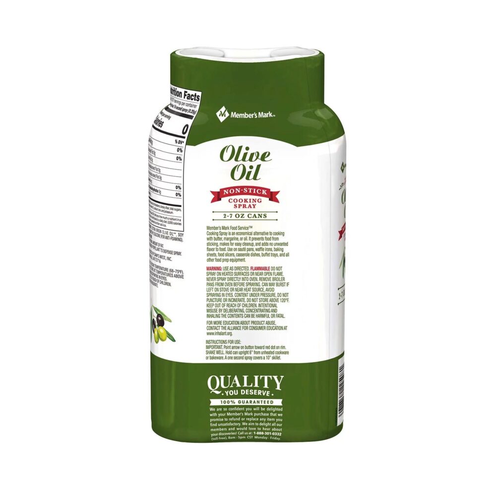 Member's Mark Olive Oil Cooking Spray, 7 oz., 2 pk. - Image 3