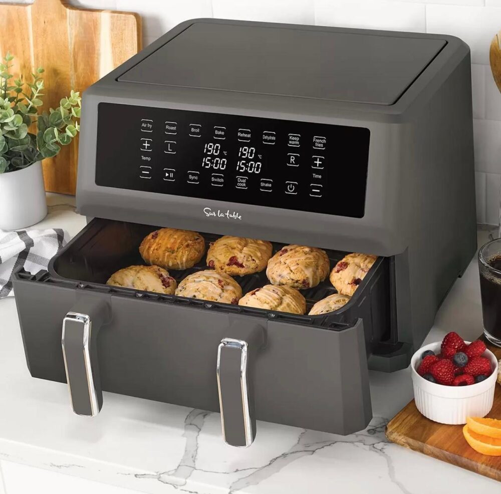 Sur La Table Digital Air Fryer Dual Basket 10.4L - Image 2