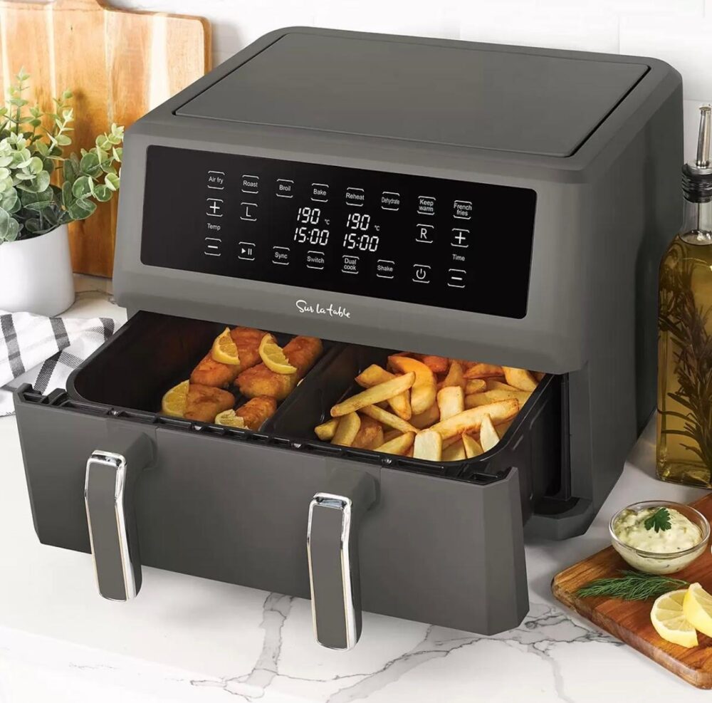 Sur La Table Digital Air Fryer Dual Basket 10.4L - Image 4