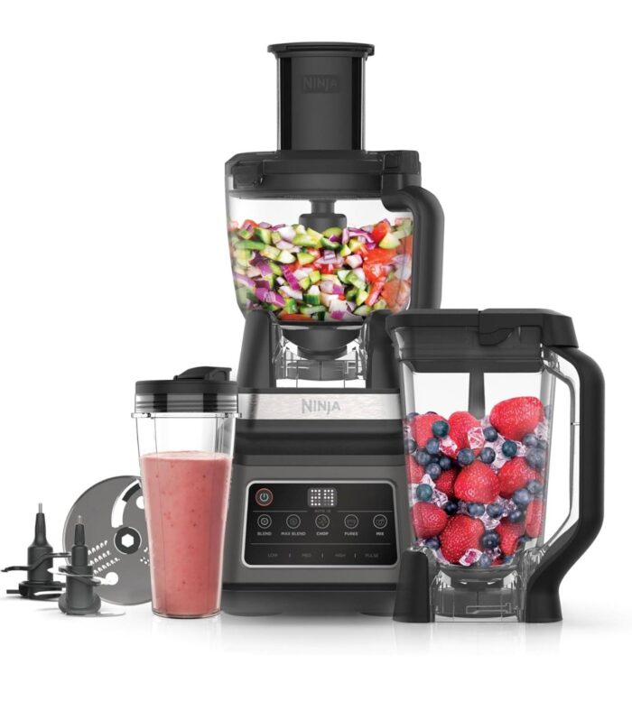 Ninja 3-in-1 Food Processor & Blender with 5 Automatic Programs