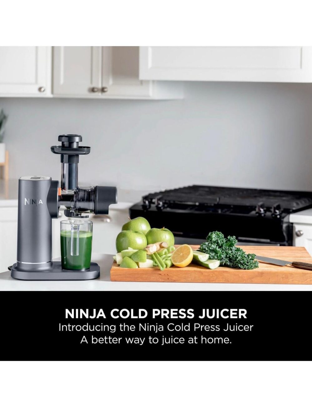 Ninja Cold Press Juicer Machine with 700ml Jug & 1.1L Pulp Container - Image 3