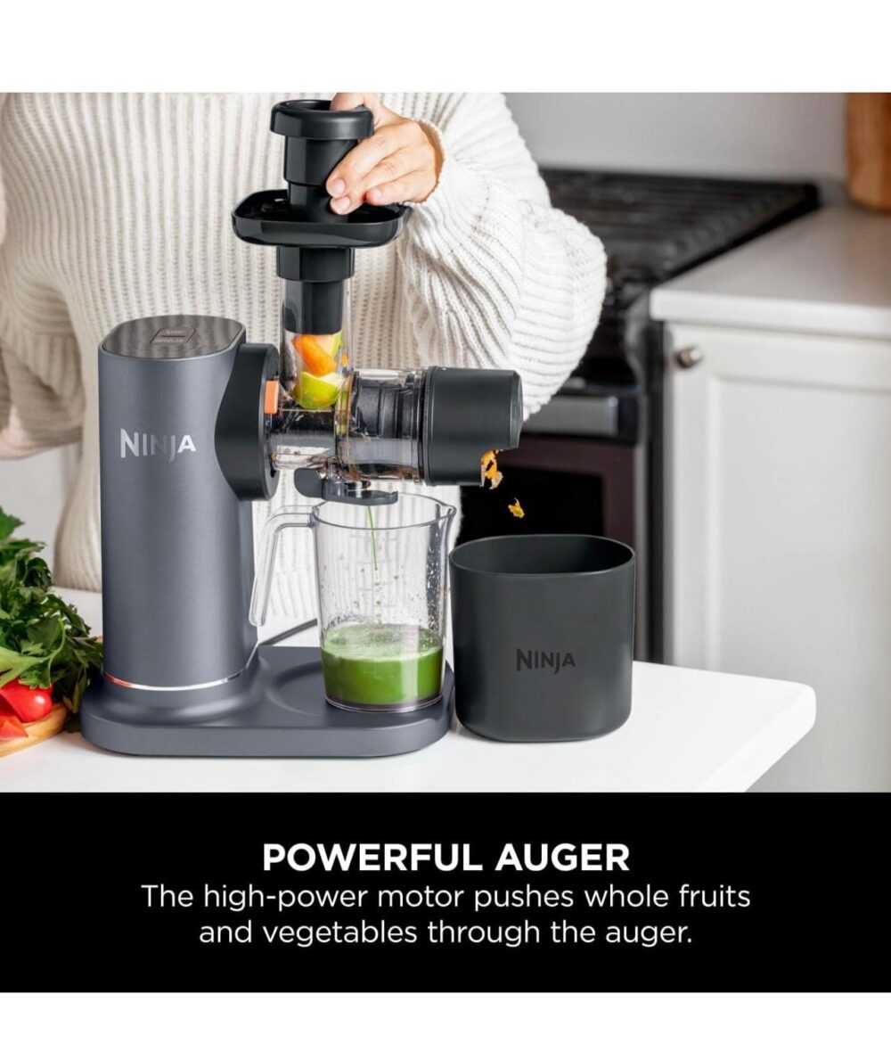 Ninja Cold Press Juicer Machine with 700ml Jug & 1.1L Pulp Container - Image 5