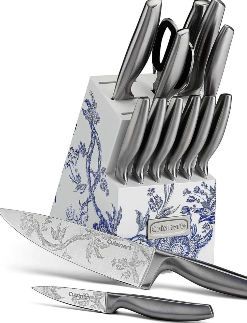 Caskata X Cuisinart Limited Edition Arcadia 15 pc. German Stainless Steel Cutlery Block