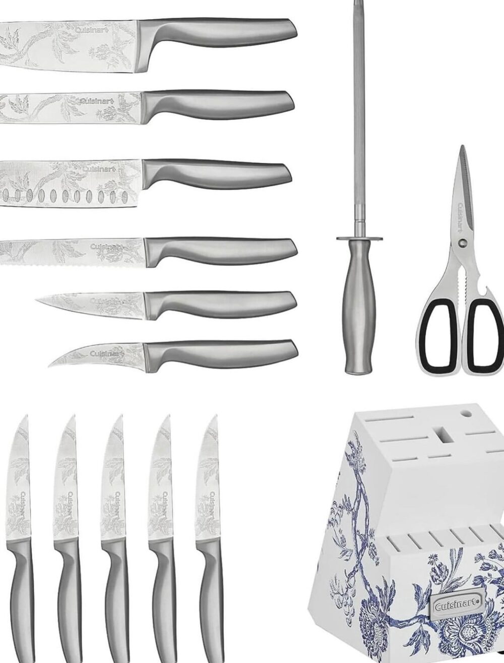 Caskata X Cuisinart Limited Edition Arcadia 15 pc. German Stainless Steel Cutlery Block - Image 4