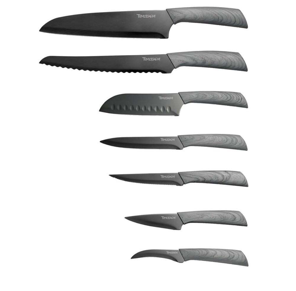 Hampton Forge Tomodachi Raintree Ash 13-Pc. Knife Block Set - Image 4