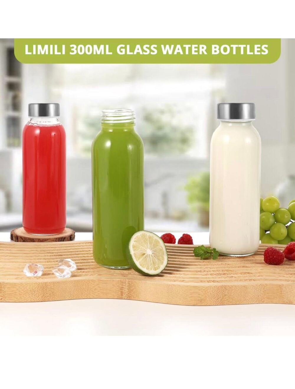 LIMILI Glass Bottles With Lids - Image 7