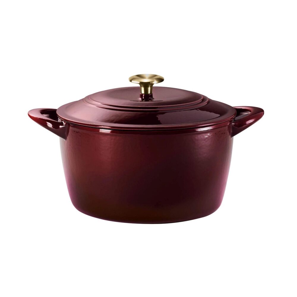 Tramontina Enameled Cast Iron 7-Quart Covered Round Dutch Oven - Image 6