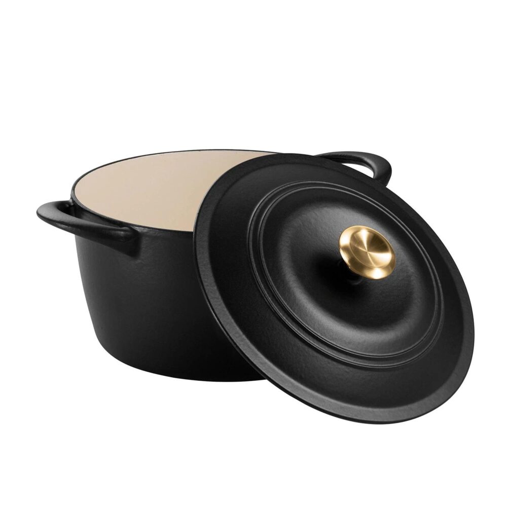 Tramontina Enameled Cast Iron 7-Quart Covered Round Dutch Oven - Image 10
