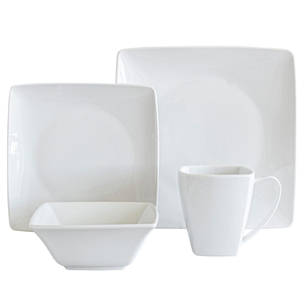 Over & Back 32-Piece Squared Dinnerware Set - Image 7