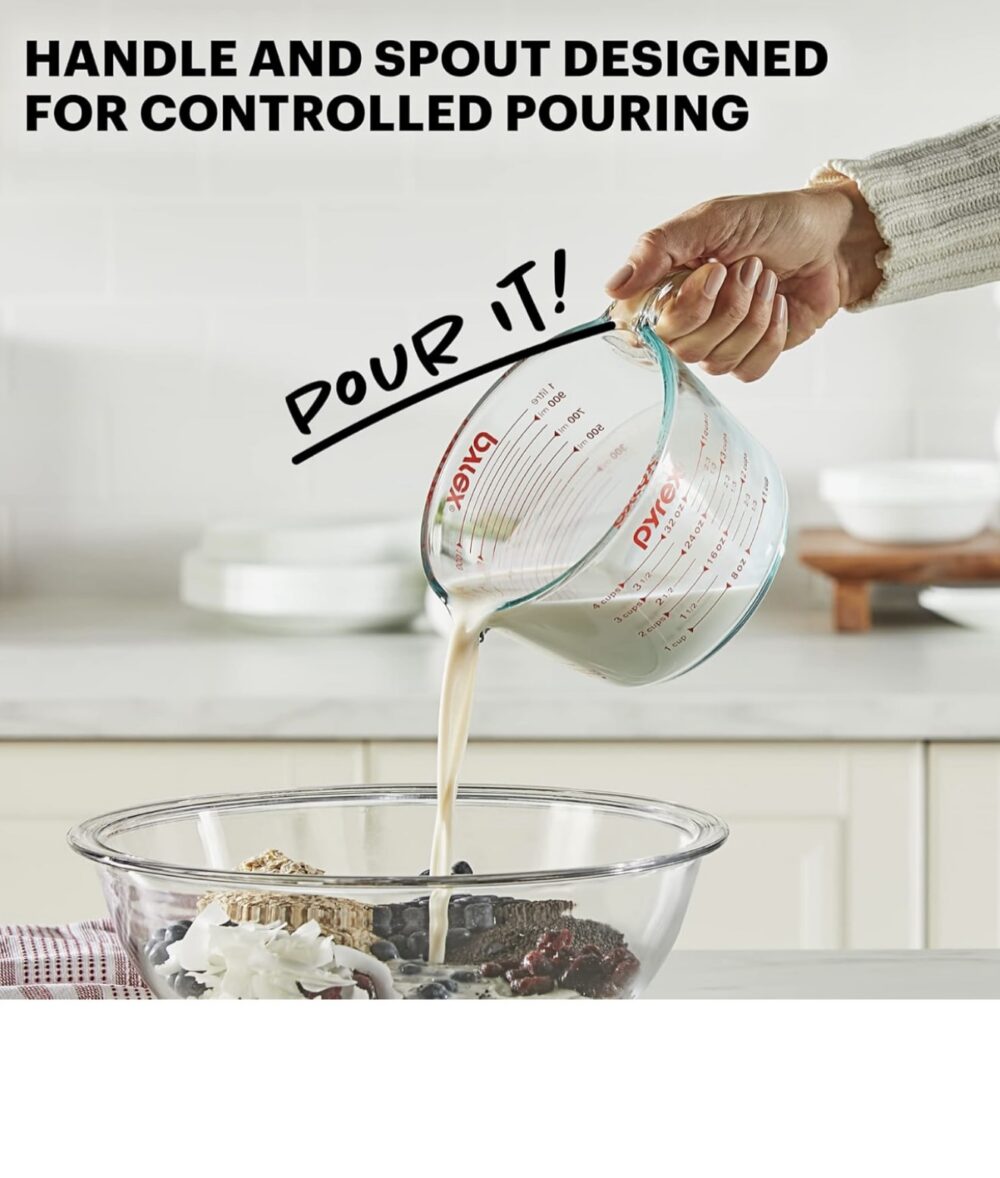 Pyrex 4-Cup Glass Measuring Cup - Image 4