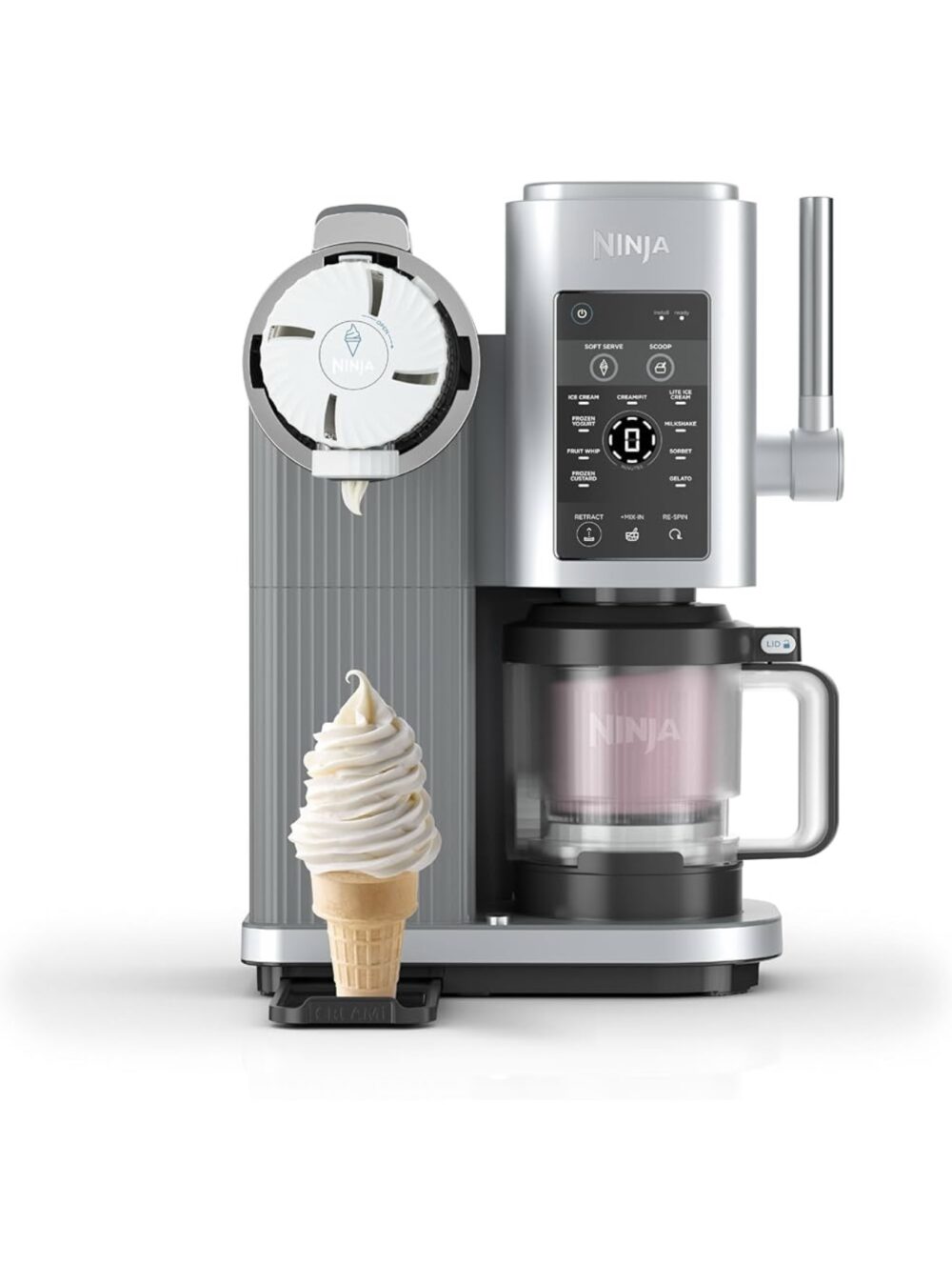Ninja Swirl by CREAMi 13-in-1 Soft Serve & Ice Cream Maker NC701UK