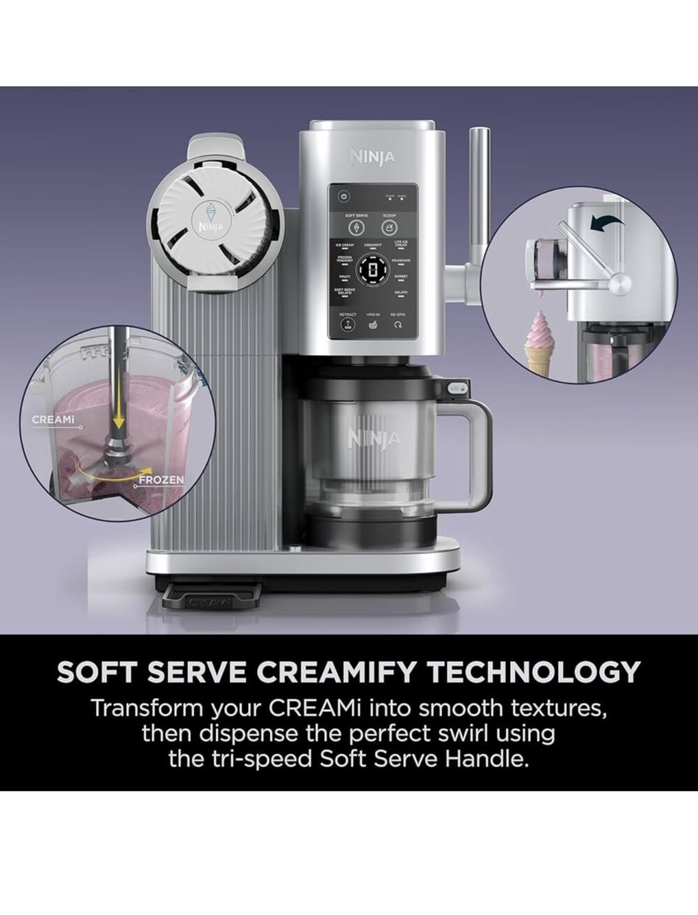 Ninja Swirl by CREAMi 13-in-1 Soft Serve & Ice Cream Maker NC701UK - Image 13