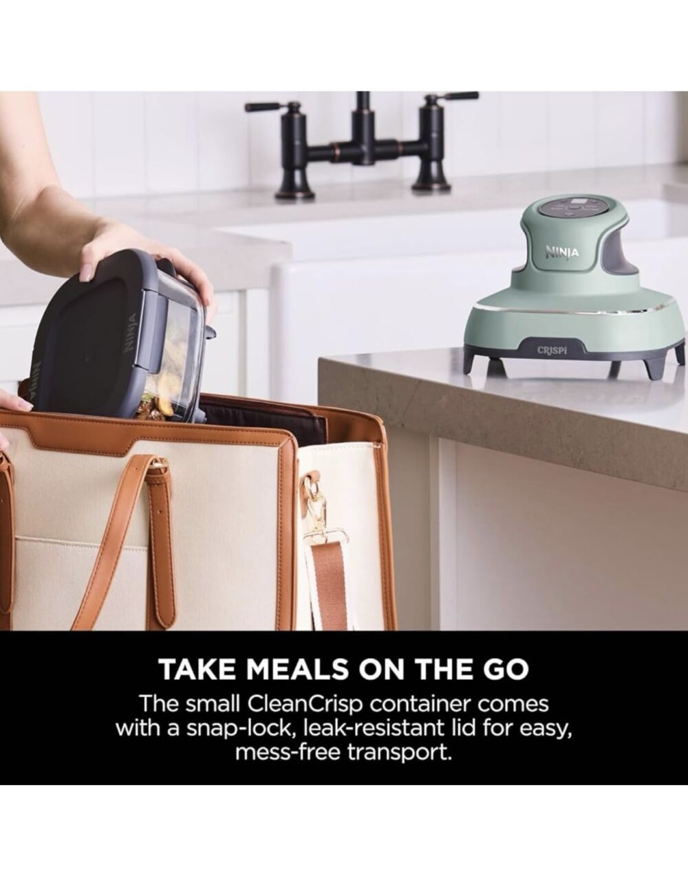 Ninja CRISPi 4-in-1 Portable Glass Air Fryer - Image 11