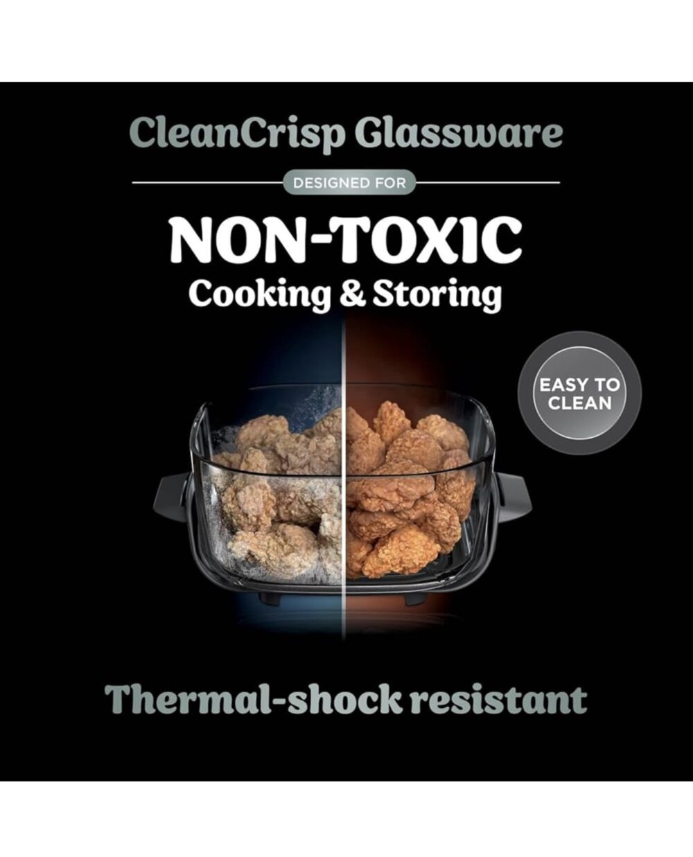 Ninja CRISPi 4-in-1 Portable Glass Air Fryer - Image 7