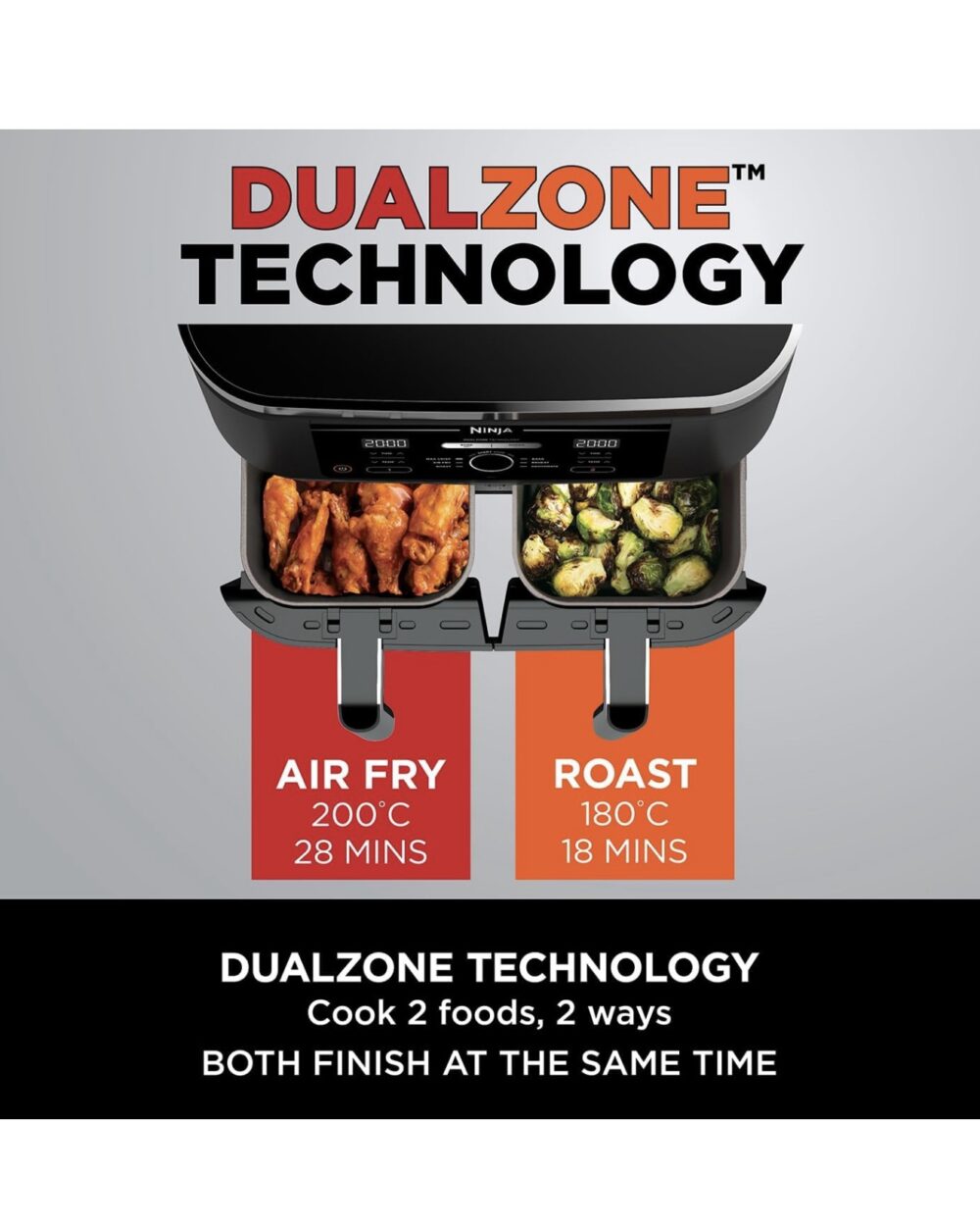 Ninja Foodi Dual Zone Air Fryer - AF300UK - Image 6