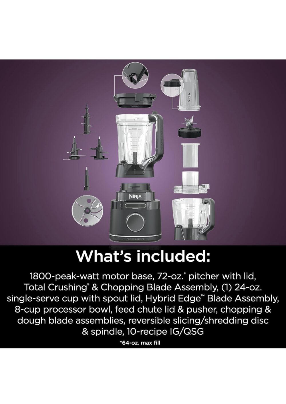 Ninja Detect Power Blender & Processor Pro TB401UK - Image 10