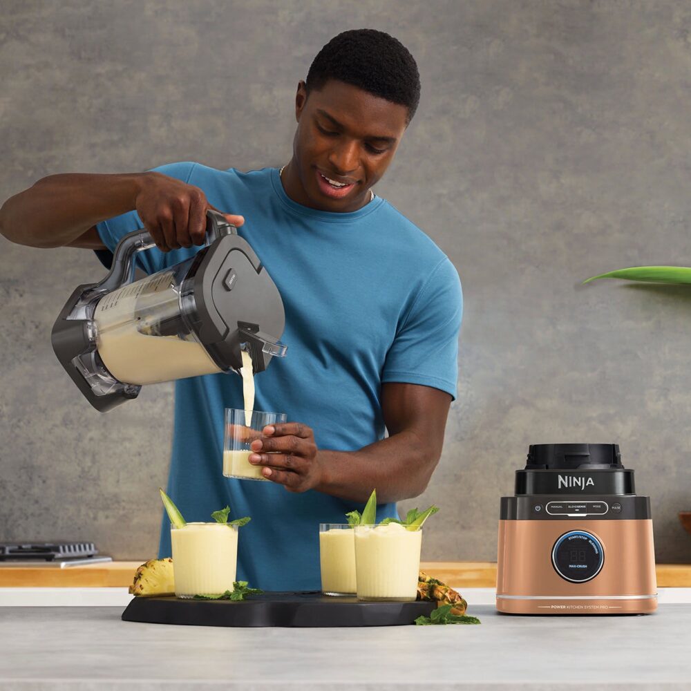 Ninja Deluxe Black & Copper Detect Power Blender & Processor Pro TB401UKDBCP - Image 4