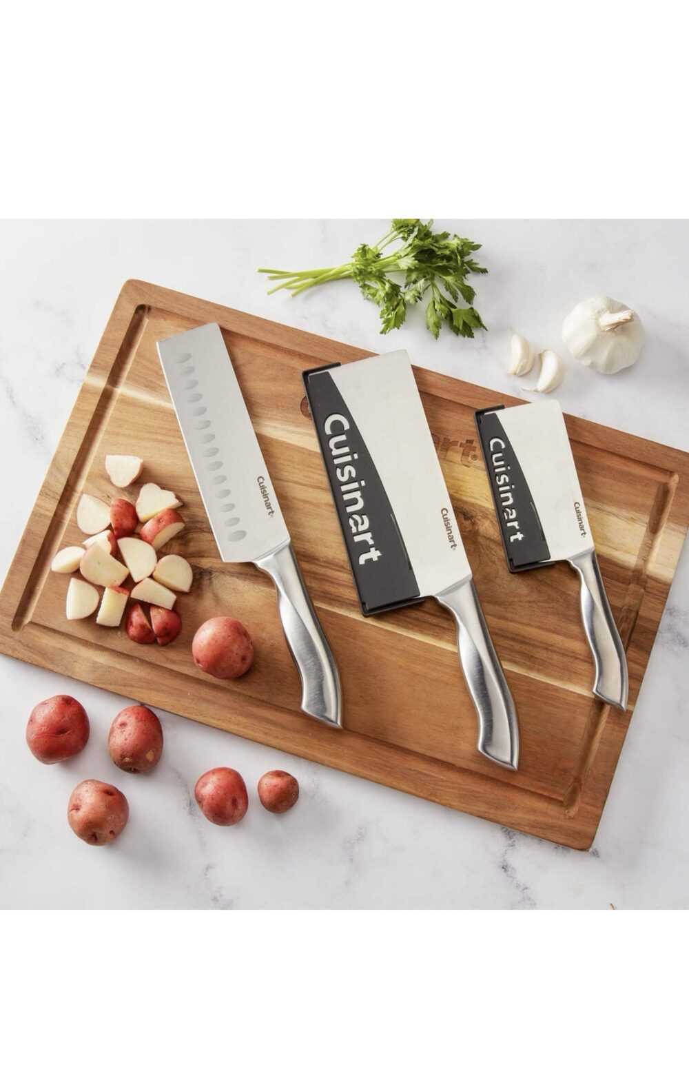 Cuisinart Classic 6-Piece Stainless Steel Chopping Cleaver Set