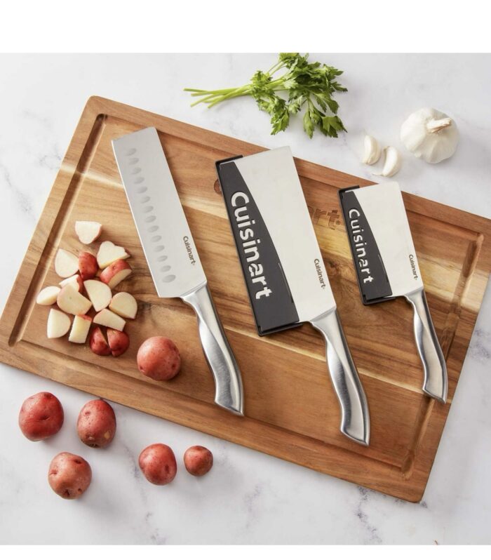 Cuisinart Classic 6-Piece Stainless Steel Chopping Cleaver Set