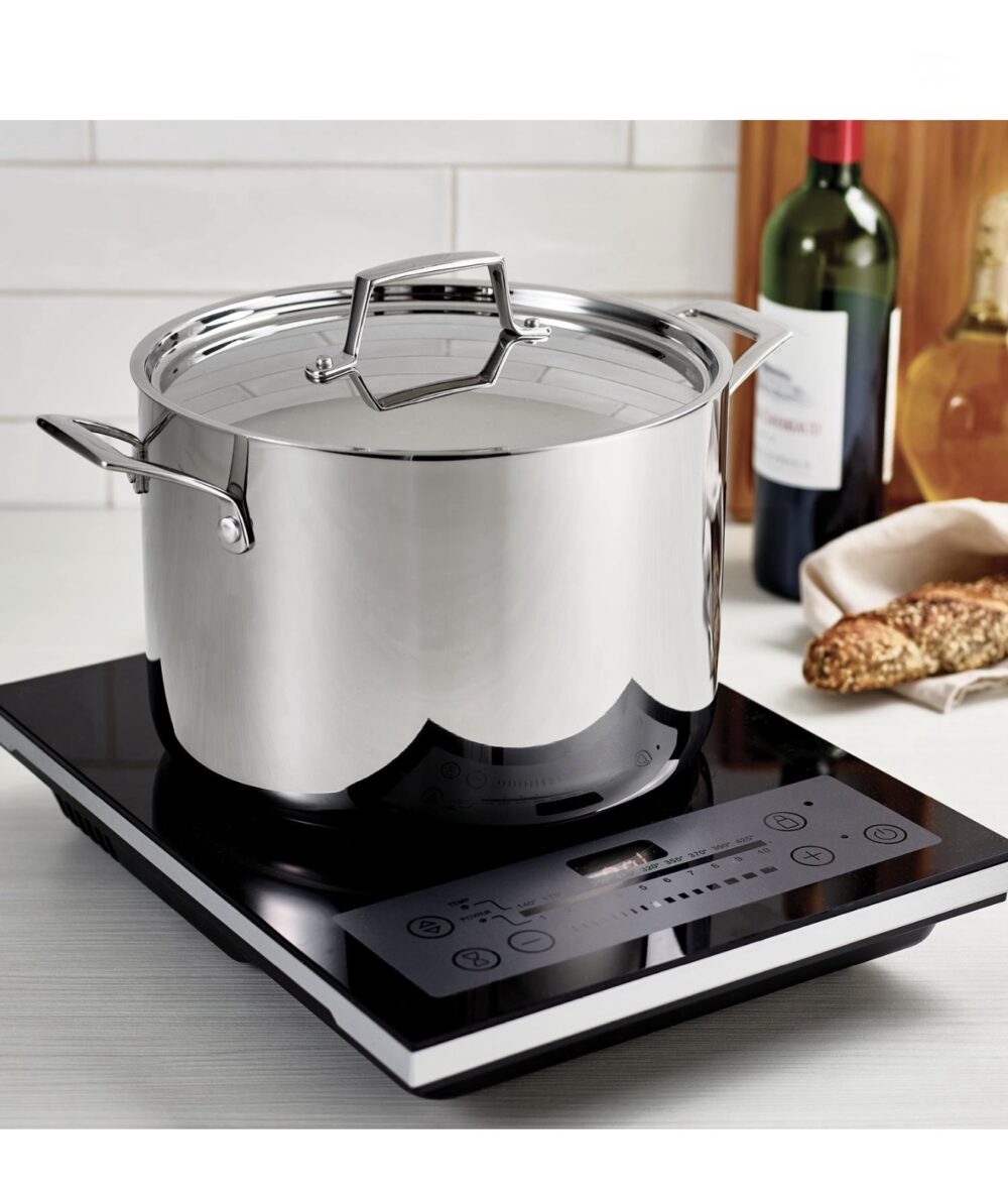 Tramontina 14-Piece Tri-Ply Clad 18/10 Stainless Steel Cookware Set - Image 8