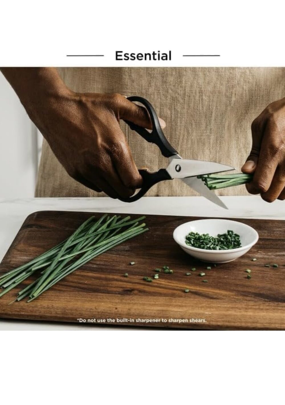Ninja Foodi Never Dull 10-Piece Essential Knife System, Built-in Sharpener, Stainless Steel Blades, Compact Design, Black - Image 6