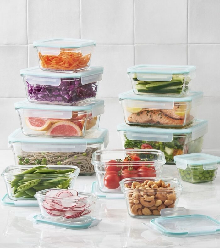 Member’s Mark 24-Piece Glass Food Storage Set By Glasslock