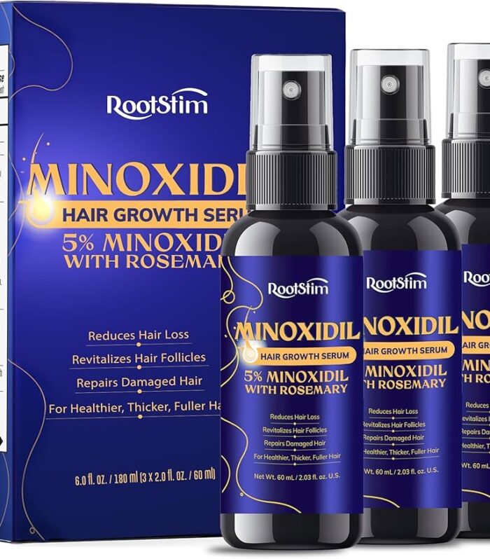 RootSim 5% Minoxidil Hair Growth for Men and Women: 3-Pack