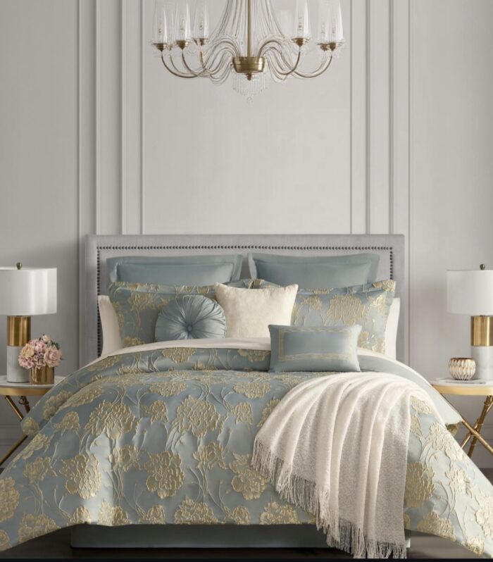 Avignon Floral Jacquard 14-Pc. Comforter Set, King