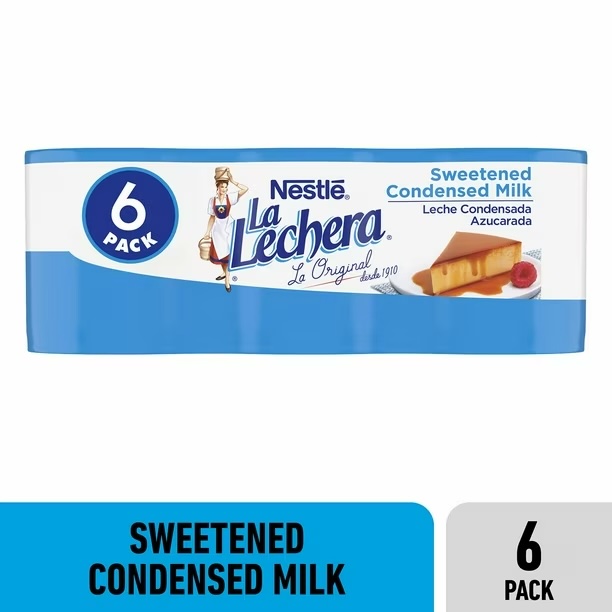 Nestle La Lechera Sweetened Condensed Milk, 14 oz., 500ml 6 pk.