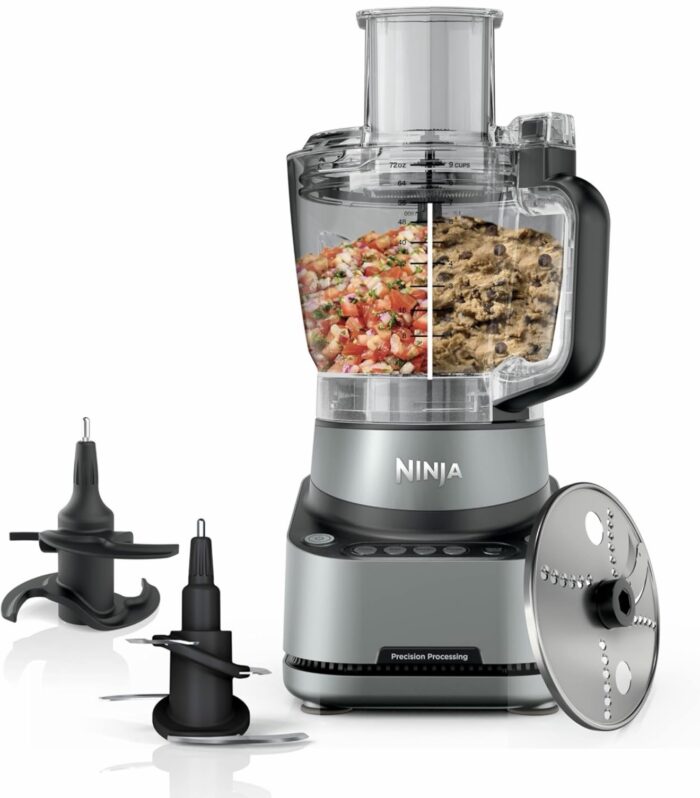 Ninja PrecisionPro 2.1L Food Processor, 4 Auto Presets, Black BZ651UK